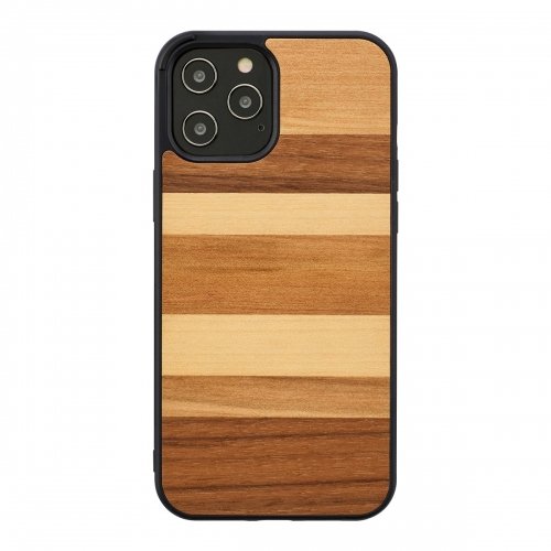 Man&amp;wood MAN&amp;WOOD case for iPhone 12 Pro Max sabbia black