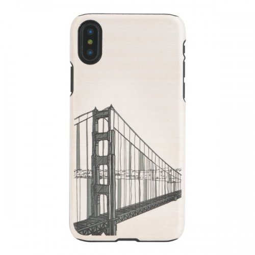 Man&amp;wood MAN&amp;WOOD SmartPhone case iPhone X/XS hand bridge black