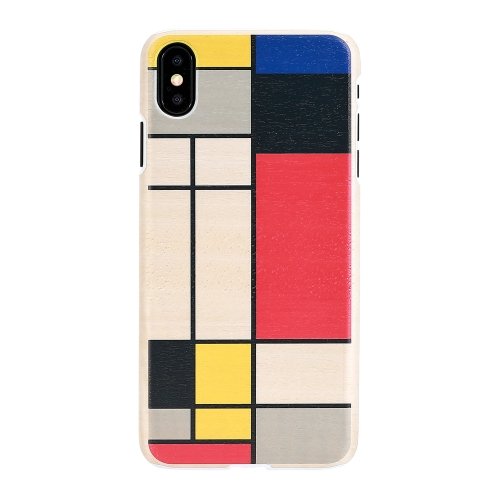 Man&amp;wood MAN&amp;WOOD SmartPhone case iPhone XS Max modrian wood white