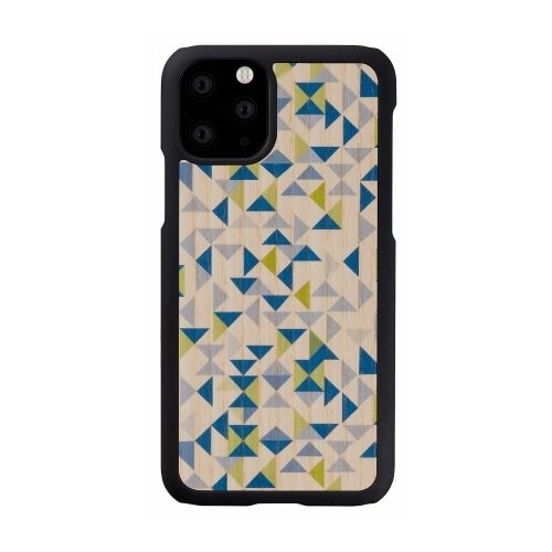 Man&amp;wood MAN&amp;WOOD SmartPhone case iPhone 11 Pro blue triangle black