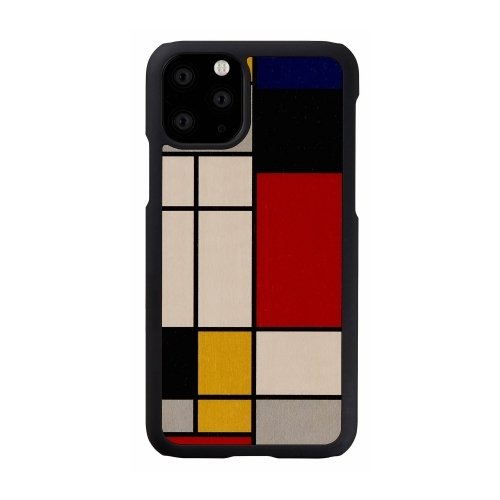 Man&wood MAN&WOOD SmartPhone case iPhone 11 Pro mondrian wood black