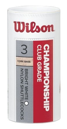 Wilson badmintons WILSON CHAMPIONSHIP VOLĀNI  (ātrie,balti)