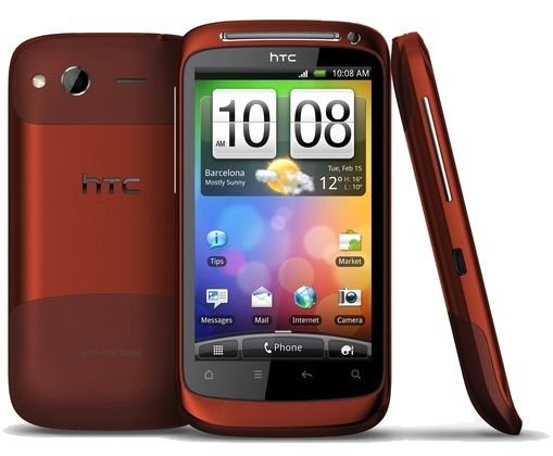 HTC Desire S Burnt orange