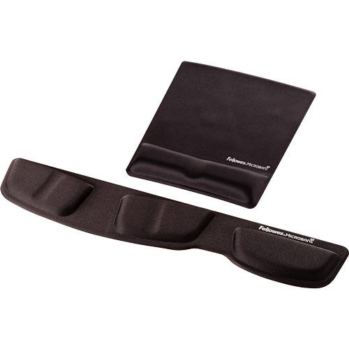 Fellowes MOUSE PAD WRIST SUPPORT/BLACK 9181201