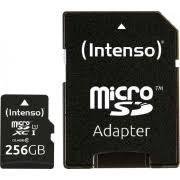 Intenso MEMORY MICRO SDXC 256GB UHS-I/W/ADAPTER 3423492