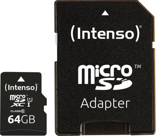 Intenso MEMORY MICRO SDXC 64GB UHS-I/W/ADAPTER 3423490