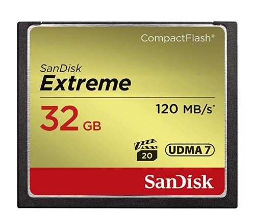 Sandisk MEMORY COMPACT FLASH 32GB/SDCFXSB-032G-G46