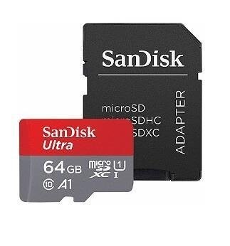Sandisk by western digital MEMORY MICRO SDXC 64GB UHS-I/W/A SDSQUAB-064G-GN6MA SANDISK