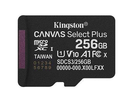 Kingston MEMORY MICRO SDXC 256GB UHS-I/SDCS3/256GBSP