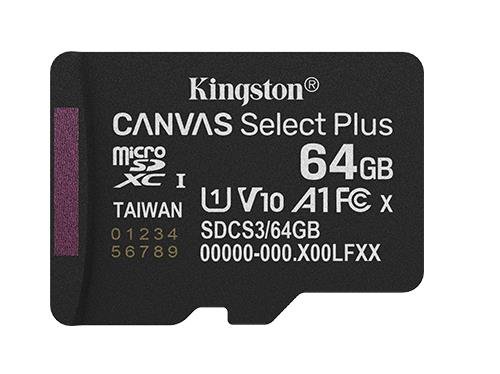 Kingston MEMORY MICRO SDXC 64GB UHS-I/SDCS3/64GBSP