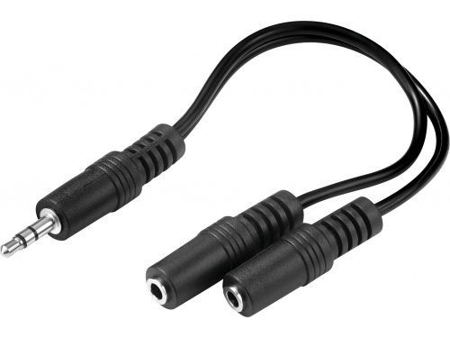 Sandberg 502-16 3.5mm MiniJack Splitter 1 to 2