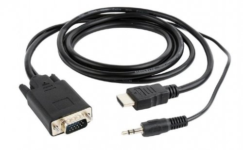 Gembird CABLE HDMI-VGA +3.5MM/1.8M A-HDMI-VGA-03-6