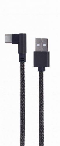Gembird CABLE USB2 TO USB-C ANGLED/CC-USB2-AMCML-0.2M
