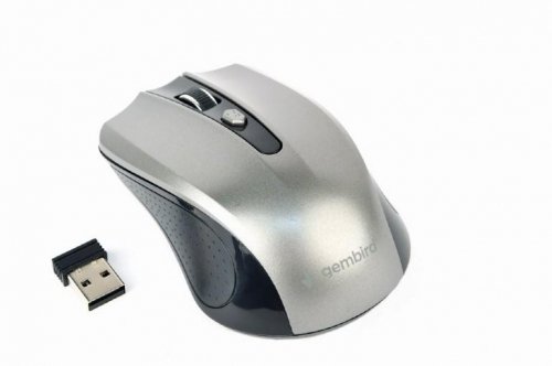 Gembird MOUSE USB OPTICAL WRL BLACK/GREY MUSW-4B-04-BG