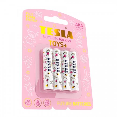 Tesla Batteries AAA Toys Girl  LR03/1.5V 4pcs