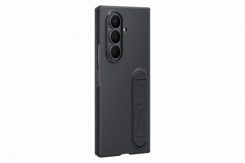 Samsung Galaxy Fold7 Silicone Case with Stand Black