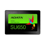 Adata SSD||SU650|960GB|SATA 3.0|Write speed 450 MBytes/sec|Read speed 520 MBytes/sec|2,5"|TBW 560 TB|MTBF 2000000 hours|ASU650SS-960GT-R