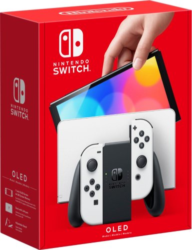 Nintendo Switch OLED console (with White Joy-Con)