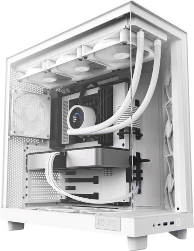 Nzxt PC case H6 Flow white