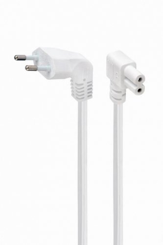 Gembird CABLE POWER EU 2.5M ANGLED/PC-184L-VDE-2.5M-W