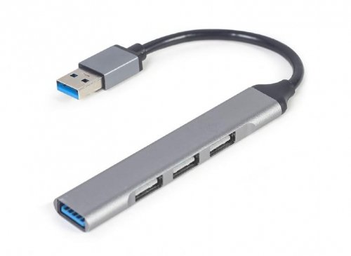 Gembird 4-port USB hub silver