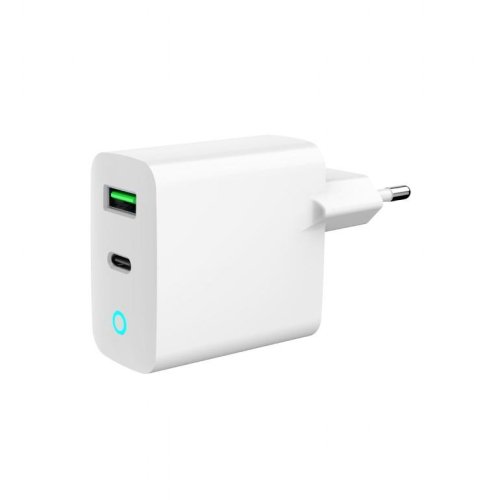 Gembird CHARGER USB 20W 2PORT/TA-UC-PDQC20L-W-01