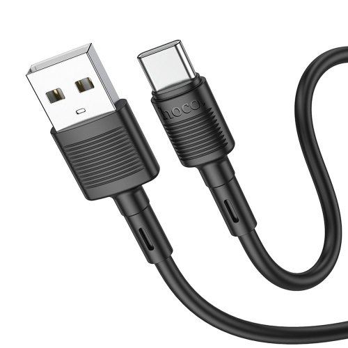 Hoco X83 USB A to USB C 1m cable black