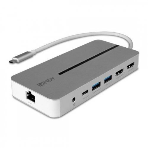 Lindy I/O DOCKING STATION USB-C/MINI DUAL 4K 43360