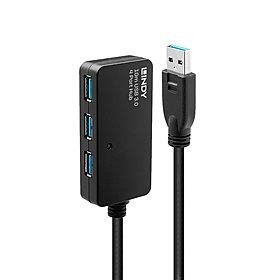 Lindy CABLE USB3 EXTENSION HUB 10M/ACTIVE 43159