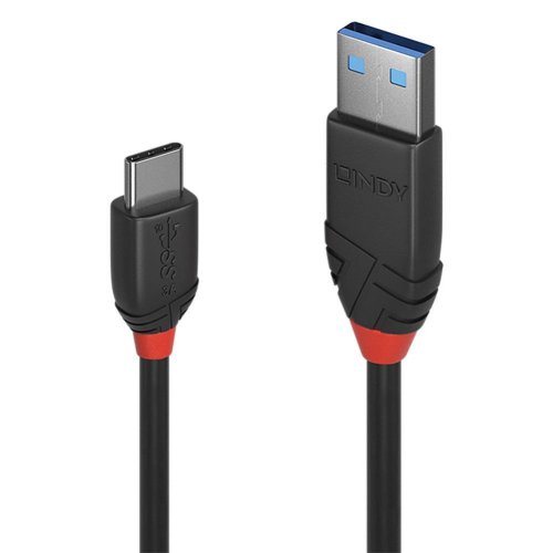 Lindy CABLE USB3.2 A-C 1M/BLACK 36916
