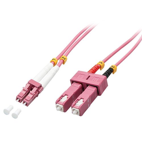 Lindy CABLE FIBRE OPTIC LC/SC OM4/2M 46361