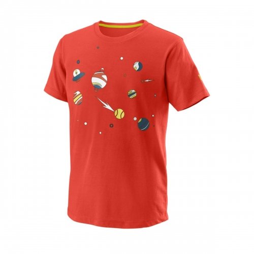 Wilson jr apparel ZĒNU T-KREKLS PLANETARY TECH TEE FIESTA