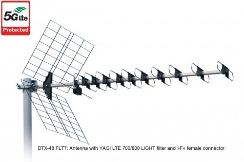 TV Antena ISKRA DTX-48 FLT7 Silver
