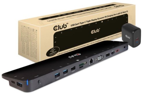 Club3d NB ACC DOCKING STATION/USB-C 65W CSV-1564W65