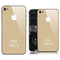 Housings / charging docks sockets / flex cables Apple Iphone 4G battery cover (high copy),gold