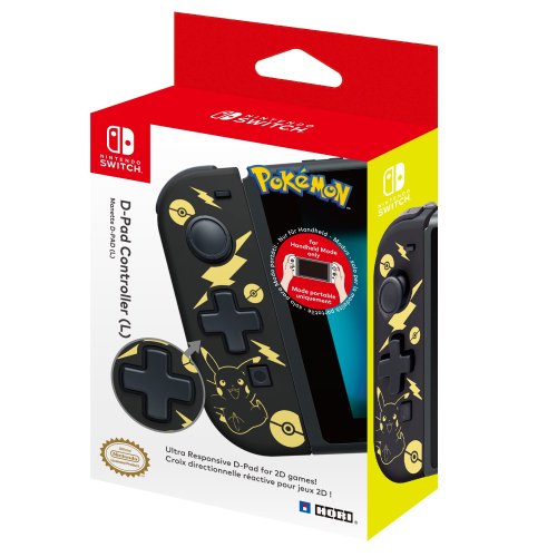 Hori D-pad Joy-Con Left Pikachu (Black &amp; Gold) for Nintendo Switch