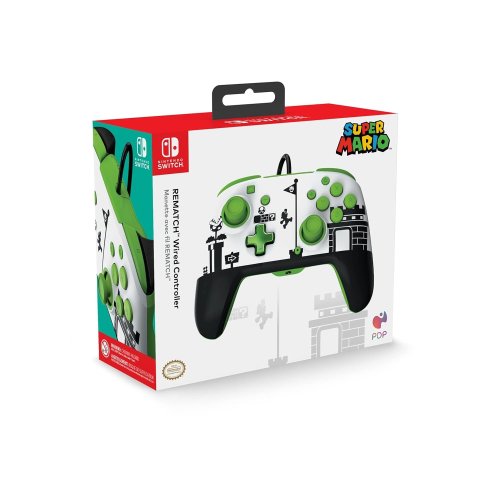 PDP REMATCH Enhanced Wired Controller (Mario Retro)| Nintendo Switch - Lite - OLED
