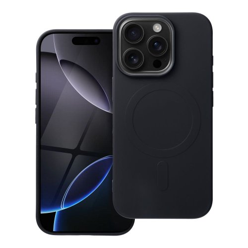 Apple Mag Cover silicone case Iphone 16 Pro Titanum Black