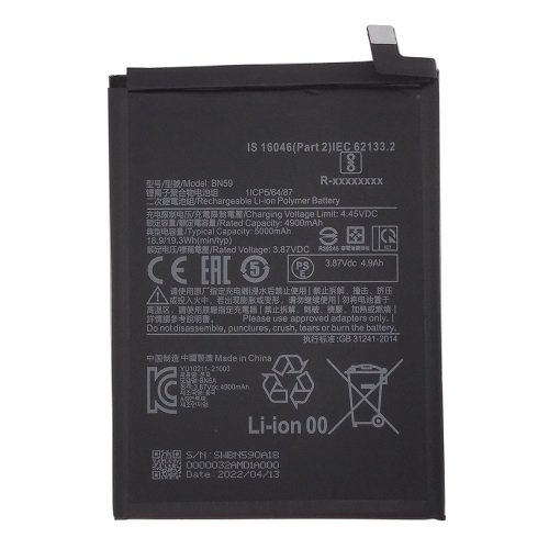 Extra digital Battery XIAOMI Redmi Note 10s