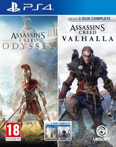 Ubisoft Assassin's Creed Odyssey + Assassin's Creed Valhalla PS4