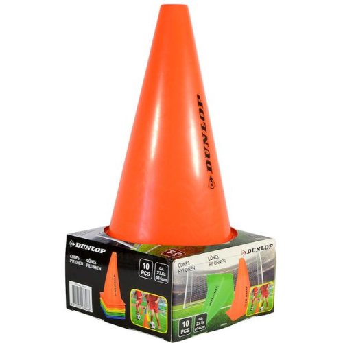 Dunlop sports cones set 14*23.5cm 10pcs