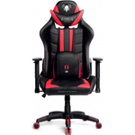 Diablo X-Ray 2.0 King Size melns - sarkans ergonomisks krēsls