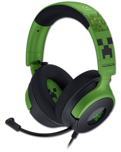 Razer Kraken V4 X Wired Gaming Headset | Minecraft Edition | USB