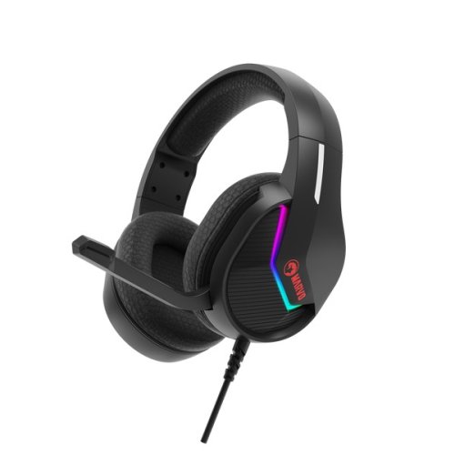 Marvo H8618 BK Tactic 40 RGB Wired Gaming Headphones | USB | Black
