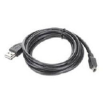 Gembird CABLE USB2 AM-MINI 1.8M BLACK/CCP-USB2-AM5P-6