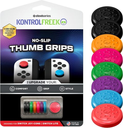 Kontrolfreek - No-Slip Thumb Grips | Nintendo Switch Joy-Con | Mix