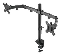 Deltaco GAMING Double monitor holder | Black