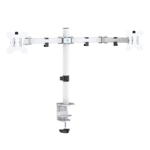 Deltaco GAMING WA86 Double monitor holder (white)