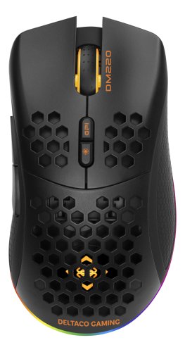Deltaco GAMING DM220 Wireless lightweight gaming mouse | RGB | Black