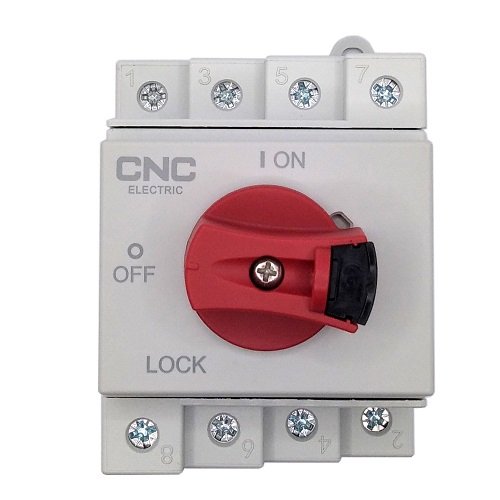 CNC DC Isolator Switch 4P, 32A, 1000VDC, Din